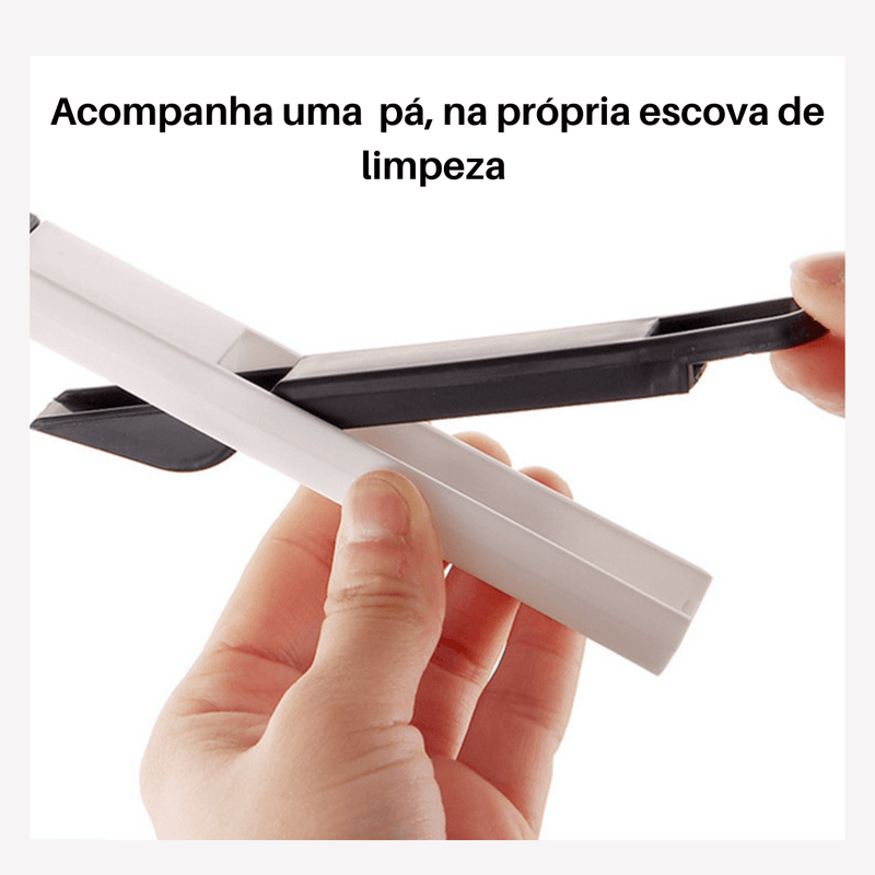 Nova escova para Limpeza rápida e fácil de cantos e frestas !