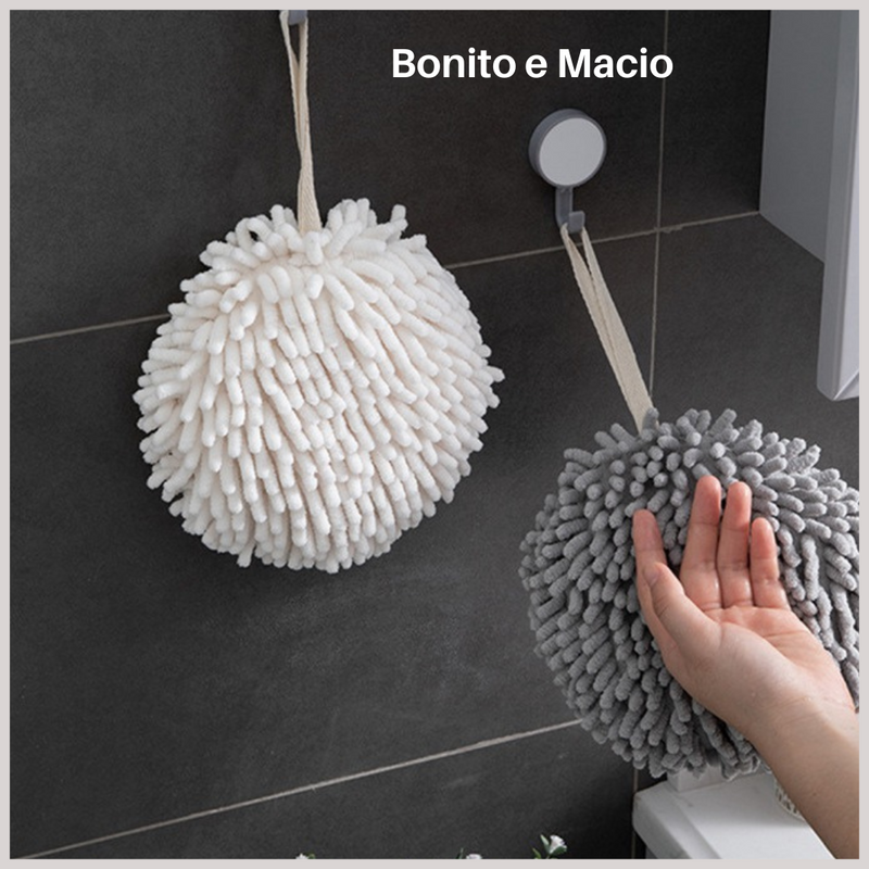 Pano de mão em Chenille - Super Macia, Absorvente e Elegante.