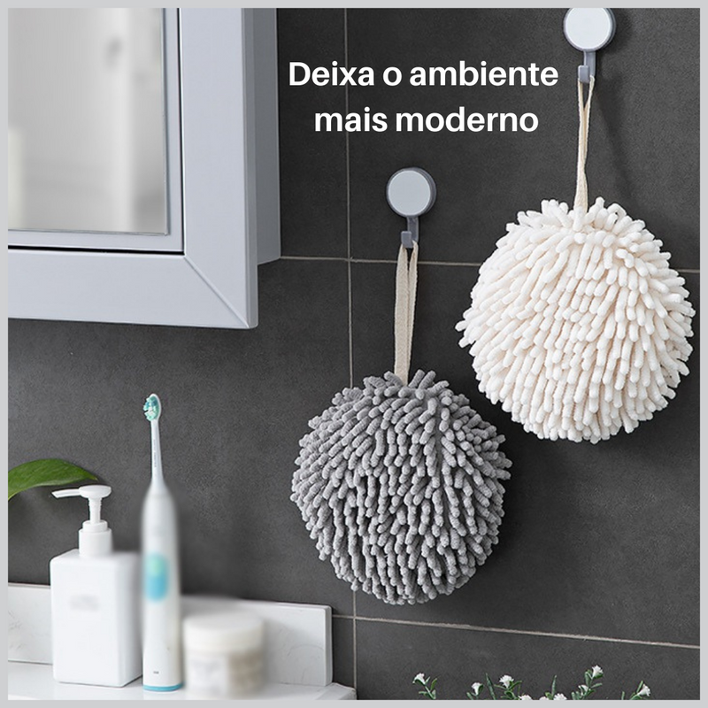 Pano de mão em Chenille - Super Macia, Absorvente e Elegante.