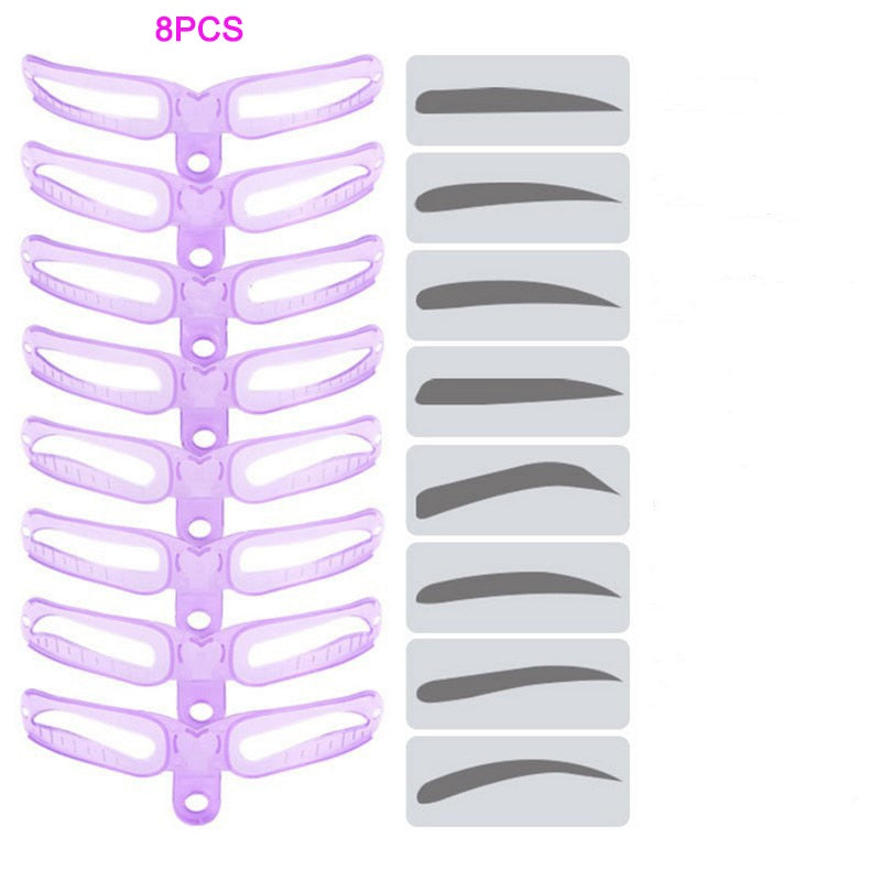 Molde Fácil de Sobrancelha - 08 moldes Perfeitos que irão combinar com você !