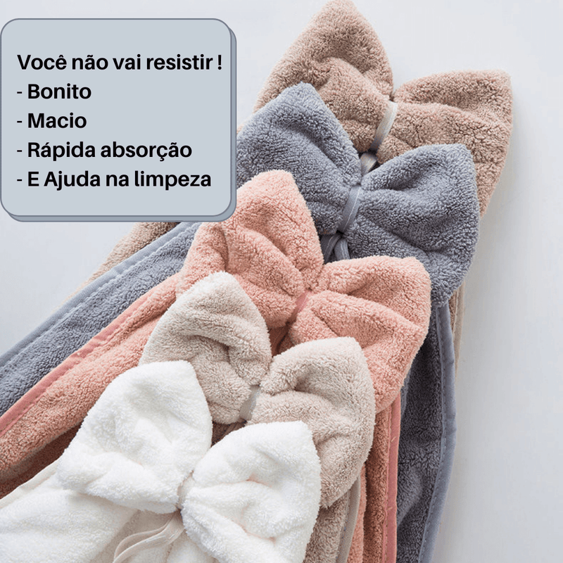 Pano de mão e de limpeza. Super absorvente ! O novo pano pelúcia.